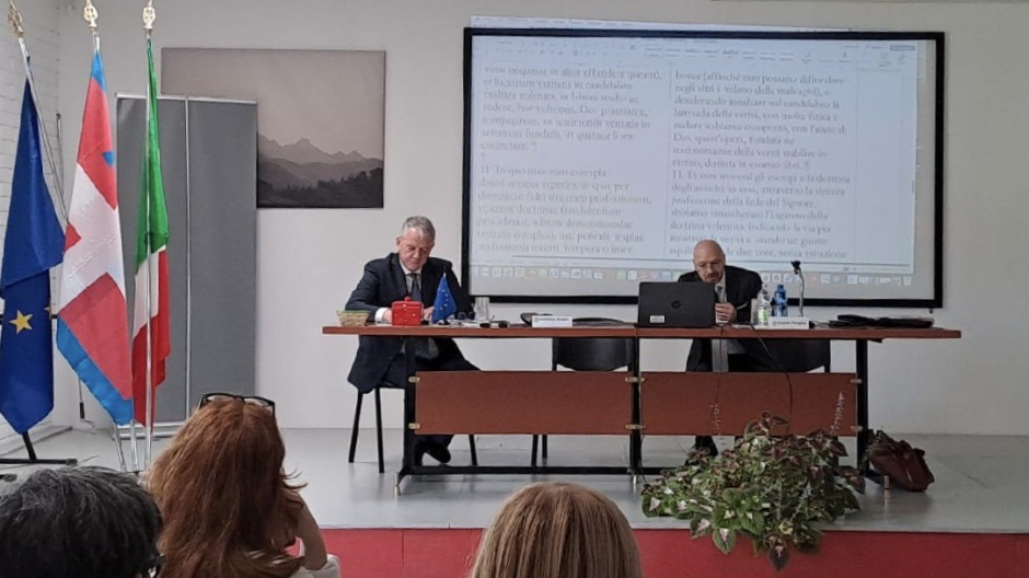 Il teologo novarese Pietro Lombardo protagonisita di un convegno all'IC Boroli
